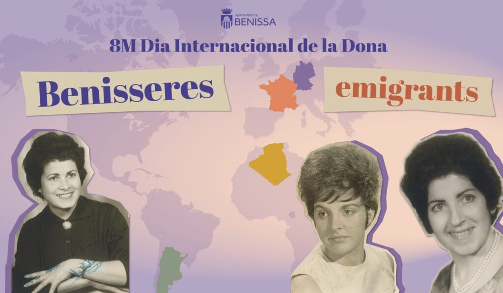 Benissa ret homenatge a ‘les benisseres emigrants’ en el 8M amb una exposició a l’aire lliure